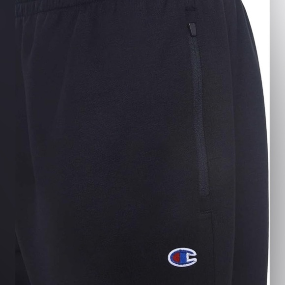 Champion Men's Interlock Tech Terry Jogger Pant with Zippered Pockets & Ankles - Picture 2 of 6